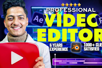 do professional youtube video editing for ads, vlogs, and more