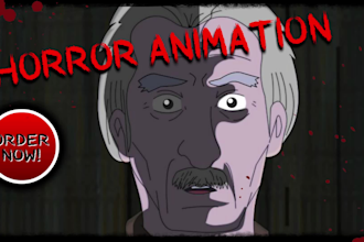 create a scary horror animation