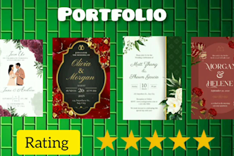 design elegant invitation cards for weddings, birthdays, and more