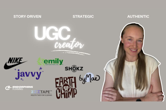 be your authentic and engaging ugc video creator