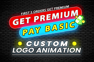 create a custom clean logo animation