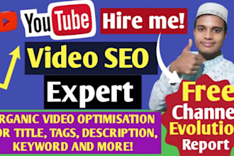 do youtube SEO and video ranking to grow your channel faster