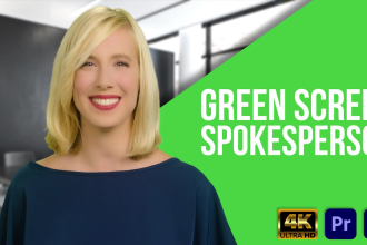 film your green screen spokesperson video in HD or 4k