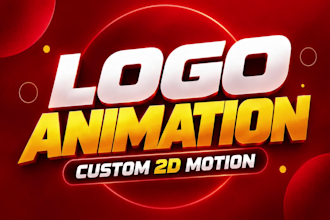 create modern logo animation and motion graphics