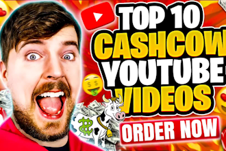 fully edit faceless youtube videos for your cash cow channel