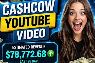 create cash cow videos and faceless youtube video