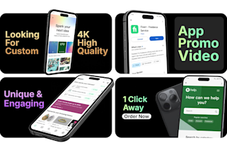 create a professional app promo and explainer video