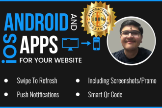 convert shopify store to native android and ios apps
