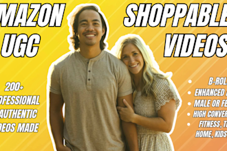 create an authentic, high converting amazon shoppable video