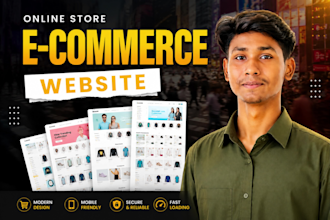 design ecommerce website using elementor woocommerce