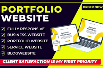 create effective portfolio website with admin panel