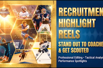 edit sports highlight video, player recruiting video