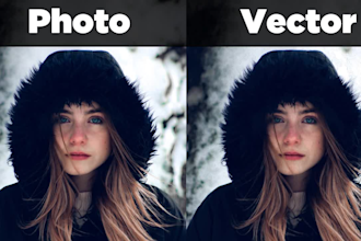 convert photos to vector illustration