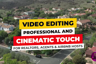 edit stunning real estate videos with fast 24h delivery for agents and brokers