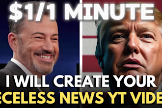 create your faceless news youtube videos with ai voice over