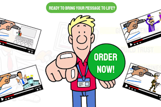 do a whiteboard animation explainer video 15 minuets