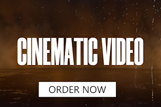 do cinematic video editing and promos