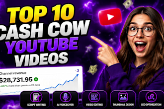 do top 10 faceless videos with full youtube management