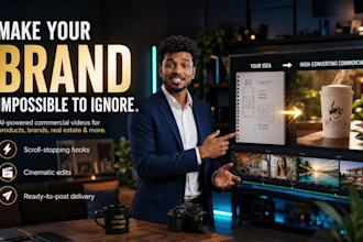 produce high end cinematic ai commercial video ads and brand promos