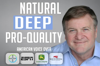 do a deep american male voice over