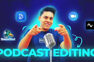 do your podcast video editing, zoom video edits, shorts
