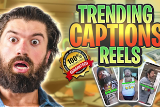 add cool trending captions into reels, tiktok and shorts