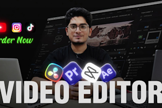 do youtube video editing and social media video editing and post production