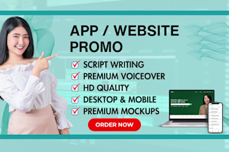 create engaging website and app explainer or demo promo video ads