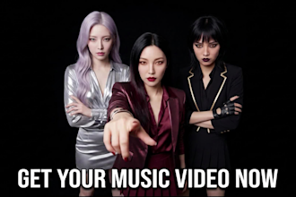 create a cinematic ai music video with lip sync