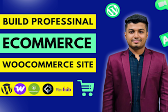 build ecommerce website using flatsome, woodmart, rehub woocommerce theme