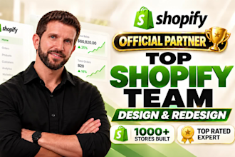 build shopify store, design or redesign shopify website, copy dropshipping store