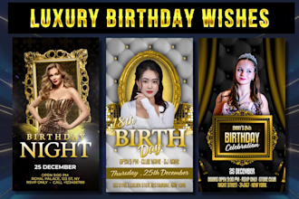 create happy birthday videos with animated happy birthday wish invitation