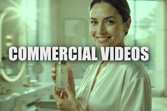 create brand commercial and promotional marketing video ads