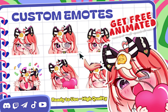 draw emotes, furry stickers and animated emotes for twitch, discord, or telegram