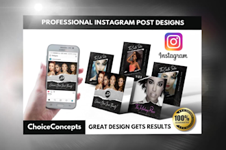 design professional instagram posts that look  amazing