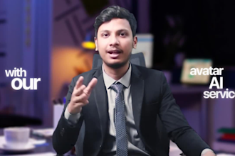 make ai spokesperson video with real human avatar  with custom branding