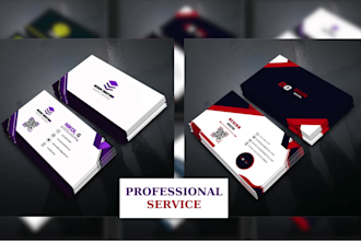 design a clean, modern and professional business card for your brand