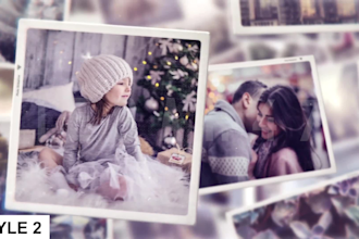 do professional creative photos and videos slideshow