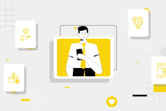 create 2d animated explainer video for business and sales