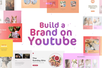 provide elite youtube video editing and channel branding