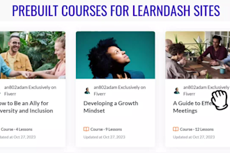 add my elearning courses to your site