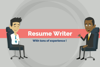 write a professional cover letter, resume, linkedin profile