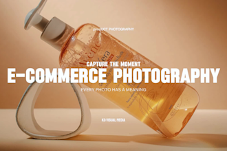 shoot product photos and videos for amazon, shopify and ecommerce