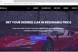 covrt figma to html, xd to htm, psd to html creat responsive