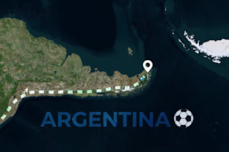 make travel and documentary map animations in vox style