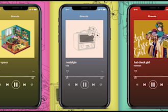 draw album, music, podcast cover in anime style