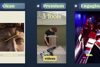 edit premium short form videos for tech, DIY and explainer creators