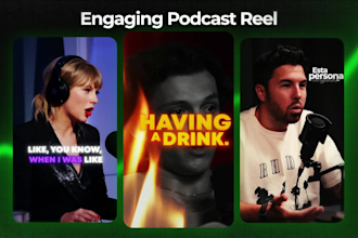 edit high retention podcast clips for instagram reels