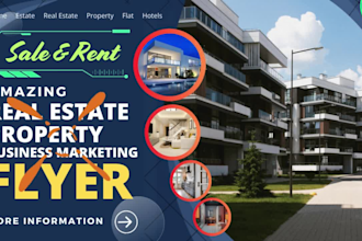 do amazing real estate property business marketing flyer
