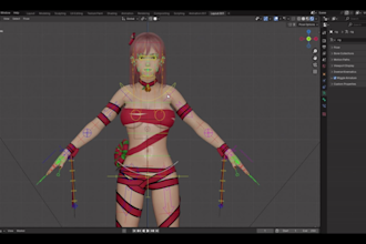 rig your 3d character in blender